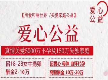天涯捐卵助孕生子 爱心志愿者招募